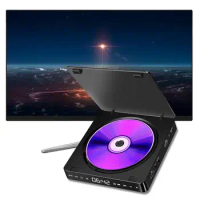 Home DVD/VCD Hd Video Player Hi-fi Stereo Speakers 1080P Multi-functional Portable Mini Cd Player