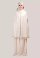 SITI KHADIJAH Siti Khadijah Telekung Modish Maira in Beige