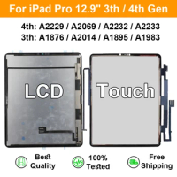 2 PCS LCD For iPad Pro 12.9 inch 3th 4th Gen 2018 2020 Year LCD Display Digitizer Assembly Replacement Part