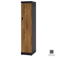 【Hampton 漢汀堡】柏格納系列積層木1.3尺單門衣櫥(衣櫥/衣櫃/拉門衣櫃)