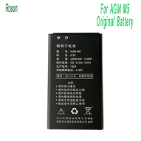 Roson Mobile Phone Battery for AGM M5,2500mAh New Back up Batteries Replacement For AGM M5 Smart CellPhone li-ion Battey
