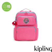 Kipling (網路獨家款) 活力泡泡粉紅手提後背兩用包-KAGAN B