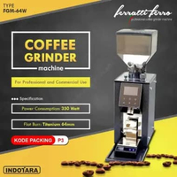 Coffee Grinder Machine - Alat Penggiling Kopi Ferratti Ferro FGM-64W Merah