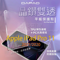 【四角強化雙料殼】Apple iPad Pro 11吋 2020 2代、Pro 11 2021 3代 抗摔TPU+PC套/平板防摔保護殼-ZW