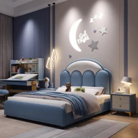 Queen Size Kids Bed Bedroom Organizer Sleeping Loft Kids Bed Double Camas Y Muebles Dormitorio Home Furniture Decoraction