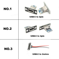 Jalur Pengecasan Wanita JENIS-C, 2 SAMBUNGAN PATAH, Penyambung Kabel Tali Pinggang USB-C Mikro, Peny