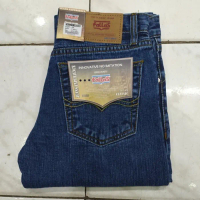 H➸Qm Celana Jeans Cutbray Fallas Pria, Size 27/32 O㊛8B