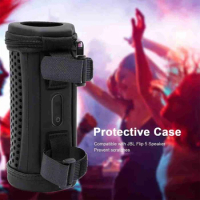 Hollowed Mesh Protective Hard Case Cover Bag For JBL Flip4 Flip 5 Waterproof Bluetooth-Compatible Speaker Accessories