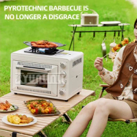 Outdoor Camping Cooking Machine Grill Gas Stove Pizza Oven Portable Baking Oven Cooker Horno Pizza Electrico