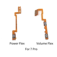10PCS For Realme 7 / 7i / 7 Pro Power Volume Button Flex Cable Side Key Switch ON OFF Control Button Repair Parts