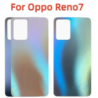 New Cover For Oppo Reno7 Battery Cover Rear Glass Door Housing For Oppo Reno 7 4G CPH2363 Back Battery Cover Back Glass Cover