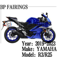 For Yamaha YZF R3 Fairings Kit Fit YZF R25 2019 2020 2021 Bodywork Fairing R3 2019 2020 2021 2022 2023 set Blue