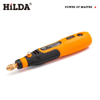【 HILDA 】希爾達電動工具 附46件配件組-充電式無線電磨機/電磨筆/雕刻筆/電動工具/刻磨機
