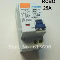 DPNL 1P+N 25A 230V~ 50HZ/60HZ Residual current Circuit breaker with over current and Leakage protection RCBO