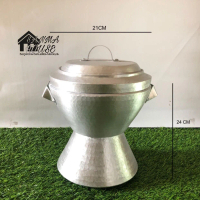 Panci Dandang Langseng 2,5 Liter Beras Alumunium Garut Aluminium Nasi