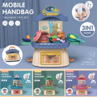 Children Kitchen Toys Play House Pretend Play Simulation Kitchen Cooking Food Children's Educational Cooking Toys Gift