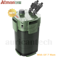 Atman CFS-1201UV WITH UV  7 WATT Aquarium External Canister Filter 4 Susun - CFS1201 UV Ikan Hias Aq