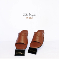 SANDAL KULIT PRIA FELIX VERGUSO - PC 1214 BROWN