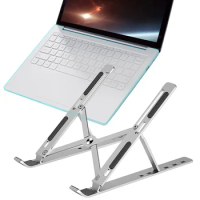 Foldable Laptop Stand Adjustable Notebook Stand Portable Laptop Holder Tablet Stand Computer Desktop Stand Laptop Accessories