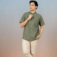 [New arrival] kemeja pendek katun kerah