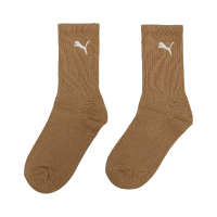 【PUMA】襪子 Classic 咖啡 棕 長襪 中筒襪 休閒 穿搭(BB134514)