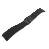 18mm 20mm 22mm 24mm Watch Band Tire Pattern Silicone Band for Fossil Sport Strap with Logo Men Women