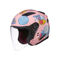 【SOL Helmets】SO-7E開放式安全帽 (鯊魚先生_星塵粉) ｜ SOL安全帽官方商城