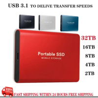Super High Speed SSD Sata 1TB 2TB 100% Real Capacity Portable SSD 4TB 8TB Usb Flash Hard Drive 16TB Pen Drive Disco Duro Externo