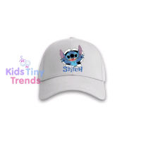 TOPI ANAK BASEBALL MOTIF SABLON GAMBAR STITCH AKSESORIS FASHION UNISEX LAKI LAKI DAN PEREMPUAN VIRAL