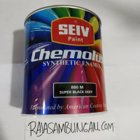 SEIV Paint Chemolux Super Black Doff Cat Kayu Besi Hitam Dop Depok