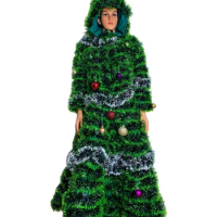 Tree Style Cosplay Events Performance Costume Gift 2022 Ornament Decoration Ideas Light Show Christmas Nightgown