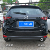 Sesuai untuk Mazda CX-5 tahun 2013-2024, penutup paip ekzos khas yang telah diubah suai, hiasan huju