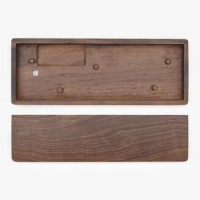 Wood Case For ANNE Pro R2 BT Wireless Mechanical Keyboard Walnut Rosewood Solid Wooden Keyboard Cover Wood Hand Wirst Rest Pad