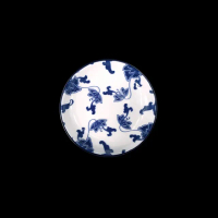 【大同磁器】3.5英吋華夏青花醬油碟/2入(台灣製造)