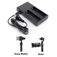 Gimbal Battery Dual Charger Fast Charging for DJI OSMO Mobile HB01 Battery Handheld Gimbal Camera Stabilizer Charging Hub
