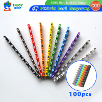 Marker Kabel Angka 100pcs Label Kabel Jaringan 2.5mm Penanda Nomor Kabel Plastik Cable Number Tag