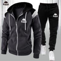 ERSet Đồ Thể Thao Áo Khoác Kappa Có Khóa Kéo Và Quần Dài Thời Trang Cho Nam327