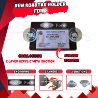 Car Ford Roadtax Holder Small New 2024 Engraving Laser Pemegang Rotek Rotex Kereta Cover Casing