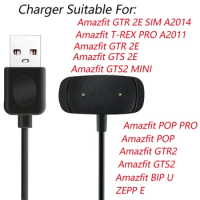 30pcs Cable For Amazfit GTR 2E SIM /T-REX PRO /GTR 2E/GTS 2E /GTS2 MINI/GTR2/BIP U Smart watch Dock Charger Adapter USB