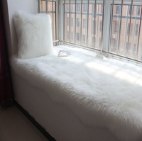 定做長毛地毯臥室飄窗床邊地毯仿羊毛絨地墊長方形房間客廳沙發墊