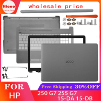 New Top Back Case For HP 15-DA 15-DB 250 G7 255 G7 Laptop LCD Back Cover/Front Bezel/Hinges/Palmrest/Bottom Case Gray