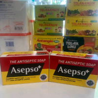 Asepso+ the antiseptik soap sabun lembut menghilangkan kotoran Mencerahkan
