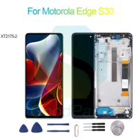 For Motorola Edge S30 Screen Display Replacement 2400*1080 XT2175-2 For Moto Edge S30 LCD Touch Digitizer