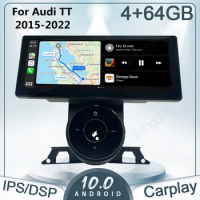10.25" IPS Screen Android 11 PX6 64GB Car Radio For Audi TT 2015-2022 Auto GPS Navigation Player Stereo Receiver 2 Din Head Unit