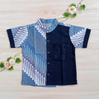 Kemeja Batik Anak / Kemeja Anak Couple / Kemeja Anak Kombinasi / Kemeja Anak