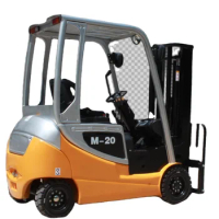 New Energy All Fork Lift 4Wheel Balance Weight Off Road Small Forklift Charging Semi Electric