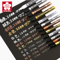Japan SAKURA Paint Copic Markers Pen XPSK Gold Silver and Cupronickel Color Car Decoration Waterproof Gold Plated Not Fade Manga