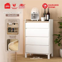 PIRA METROPOLIS OX - HIRO CH Series Lemari Laci HIRO CH480 WHITE - PRO OAK