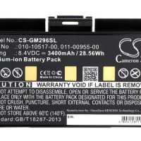 GreenBatteryPower CameronSino 3400mAh 8.4V 28.56Wh GPS, Navigator Li-ion Battery for Garmin GPSMAP 276, EGM478, 010-00543-00