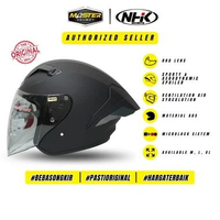 Helm NHK N2 MAX Single Visor RHD LENS - Helm half Face NHK ORIGINAL L WHITE